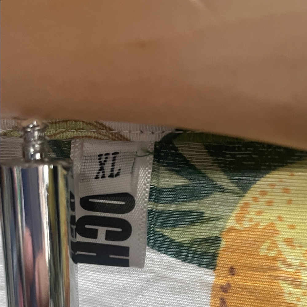 🆕❤️ Ochenta Lemon Leaf Print Shirt - Picture 2 of 3